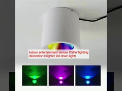 Miejsca rozrywki w pomieszczeniach RGBW oświetlenie dekoracja jaśniejsze światła LED