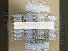 moduł LED 7512-5050 RGB moc 0,72W LM60-66LM kąt 160 IP65 do podświetlania kasetonów wyświetlających różne znaki świetlne