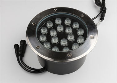 Oświetlenie punktowe LED IP65 18W DC24V Dekoracyjne oświetlenie LED Okrągła lampa zakopana w ziemi 2 lata gwarancji