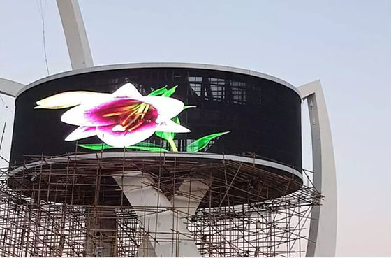 DMX512 Control SMD5050 LED Colorful Mesh Video Display for Advertising Screen