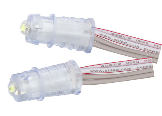 Outside Single Color White 0.15 Watt  9mm LED Pixel Light , 30000hrs Lifespan