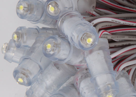 Outside Single Color White 0.15 Watt  9mm LED Pixel Light , 30000hrs Lifespan