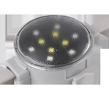 Customized IP67 LED Point Light 2W 24V 50mm RGBW For Outdoor