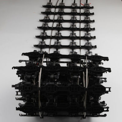 Outdoor Flexible Transparent LED Pixel Mesh Screen Full Color p50/p62.5/p83p100 Light Net Video Curtain Display