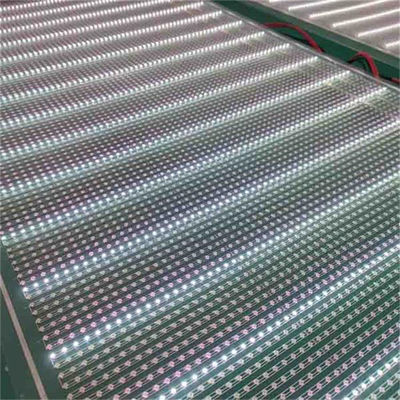 Transparent Led Screen Display  Glass Adhesive Wall Indoor P20 DC5V Transparent Flexible Film Led Screen