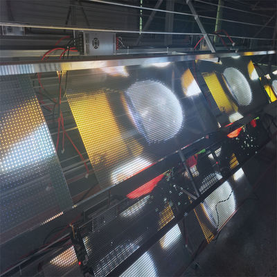 P20 DC5V Thin Film LED Display WE1314 RGB 16bit Video Transparent Glass LED Screen Wall For Retail Store