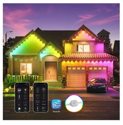 Miracle Bean RGB Colorful LED Pixel Square Eaves Light DC24V 1.5W With Changeable Emitting Color