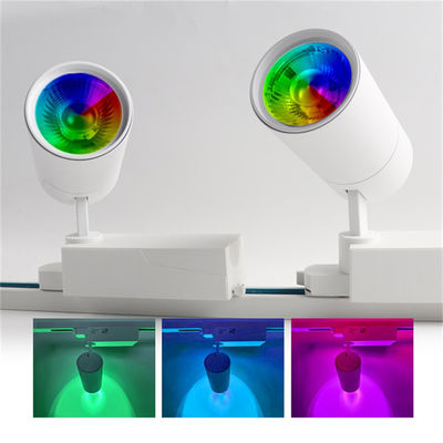 Modern 40W RGBW 220V LED Adjustable Track Light with Wifi Control and DC24V Rail Lighting System