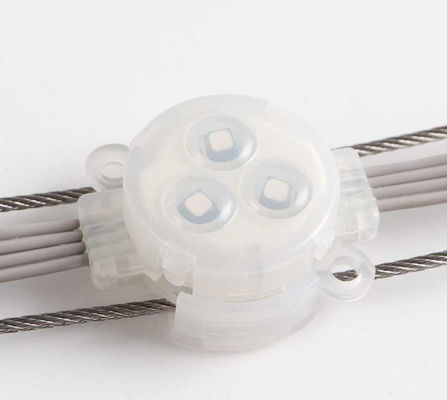 30mm Aluminum Profile RGB Waterproof IP67 Full Color  Plastic Body Permanent Christmas Point Lights