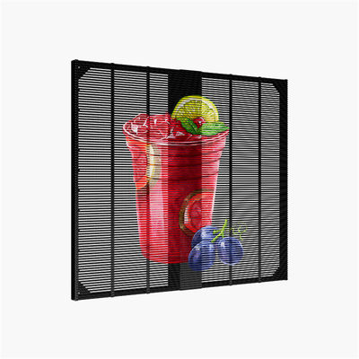 Indoor Outdoor Rental LED Display Innovative Grille Design for 60-80% Transparency and Visibility Life span 50000 Huors
