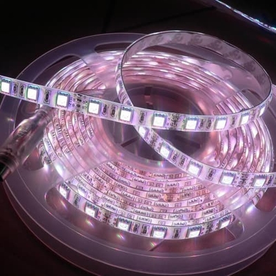 5050 LED Strip Light 12V Bare Board Design Energy Saving Flexible Light for Signage and Linear Projects