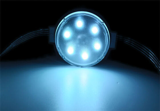 50mm 24V 1.5W IP67 Waterproof LED Point Light with 120° Beam Angle and UV Resistant PC Material