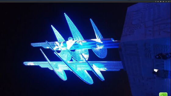 Led Point Light Source For LandscapeOutdoor Building 25mm 5V 0.3W LED IP67 Outdoor Programmable RGB 