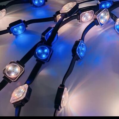 25mm Diameter DC12V IP67 Waterproof RGBW LED Point Light Outdoor PC Material Construction