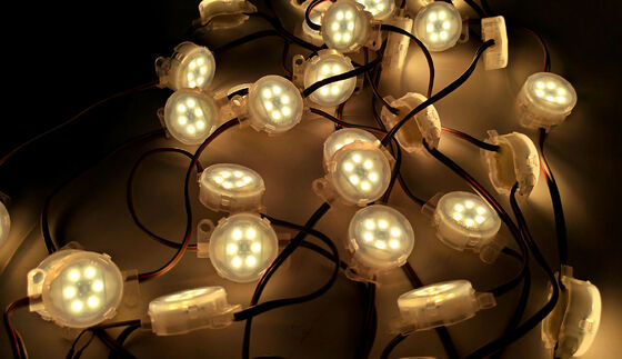 Street Side LED Point Lights 30mm Ip67 Pc Programmable Full Color Contour Lighting For Festival And Event Ambiance