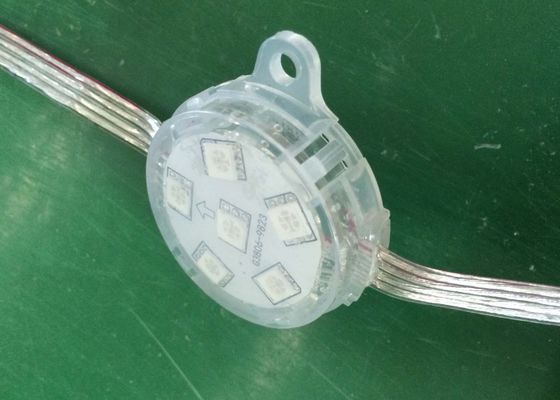 Waterproof IP67 6pcs 5050 SMD RGB LED Pixel Stirp Light For Shopping Mall Decorarion