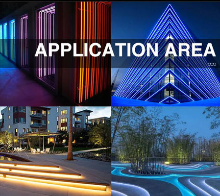 12V 6X12mm Silicone LED Neon Rope Light IP67 Flexible SMD 2835 LED Strip