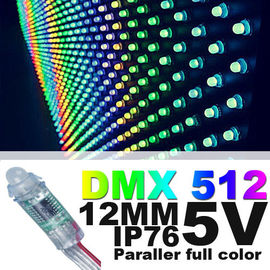 12mm wodoodporny rgb pełnokolorowy led pikselowe światło DC5V z IC dla LED Kontroler Smart Color Changing