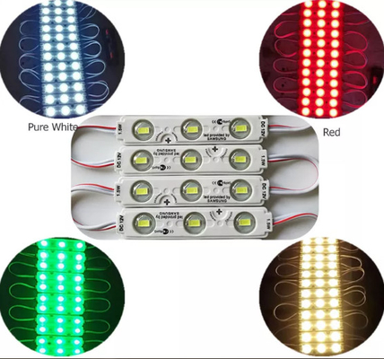 Moduły LED DC 12V 1,5W Ciągi wodoodporne 3 diody LED IP65 SMD 5730 Moduł LED do podświetlania oznakowania