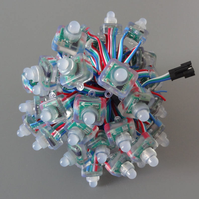 WS2811 Square LED Pixel Light 5V 12V 6898 Chip Pełna silikonowa ochrona przed klejem