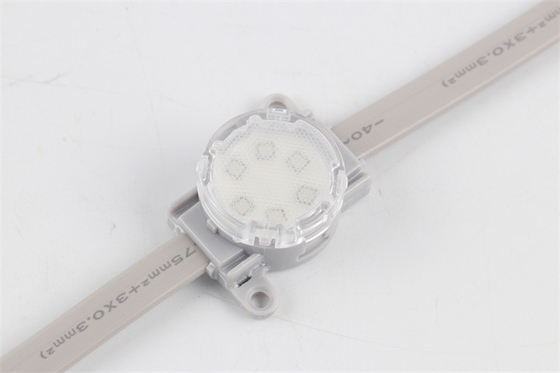 OEM Zewnętrzne wodoodporne światło punktowe LED RGB SMD3535 IP67 30 mm DMX512 DC24V 1,5 W