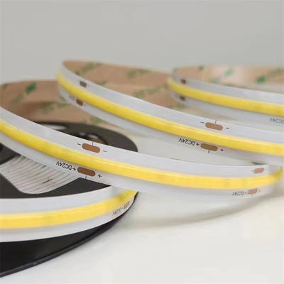14W Cob Led Flexible Tape Strip Light IP20 12V 10mm 5 Meters/Roll For Decoration