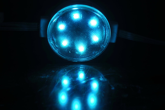 50mm DC24V 2W LED Pixel Light Pełny kolor Rgbw Smd3535 6 Lamp IP67 Programowalna kropka LED