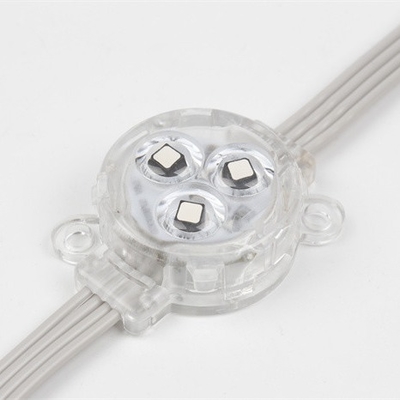 DC5V 30mm RGB LED Punktowe światło IP67 Wodoodporne 0,75W DMX512 Smd3535