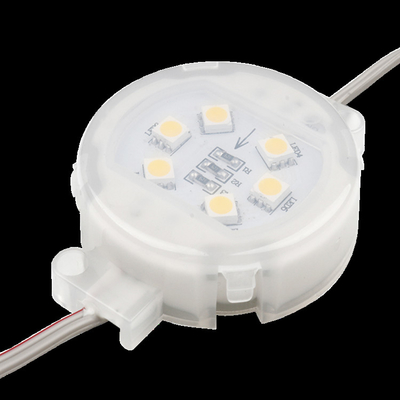 Jednokolorowe punktowe światło LED Zewnętrzne wodoodporne IP67 1,2 W Smd2835 DC24V 50 mm