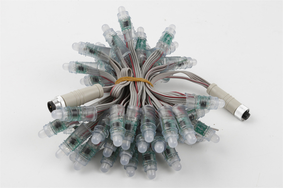12mm zewnętrzne wodoodporne światło pikselowe LED w pełnym kolorze 0,3W DC5V IP67