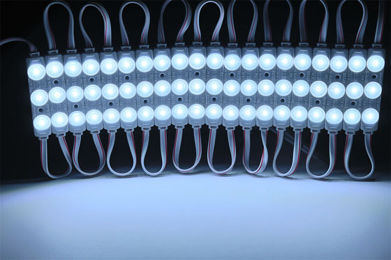 Wysokiej mocy 12v 3 Light SMD LED Module With Lens Waterproof Ip65 Injection 3030 Led Module For Lights