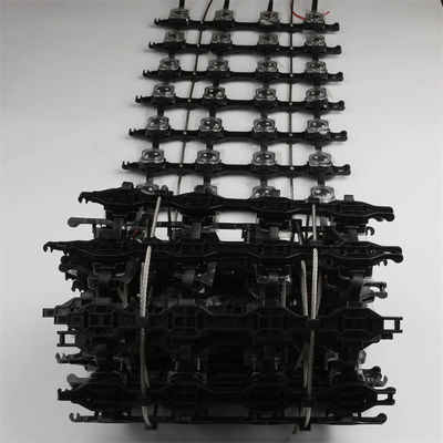 Waterproof IP67 LED Video Mesh DMX512 P62.5 DC12V RGB Outdoor Flexible LED Net Screen