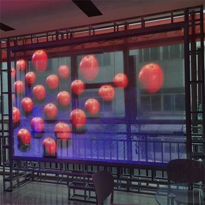 Film Led Display Led Film Screen P16 Placa Flexible Soft Module Przejrzysty ekran LED