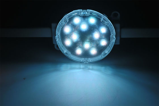 Wodoszczelne zewnętrzne światło LED 50mm RGBW z ochroną IP67