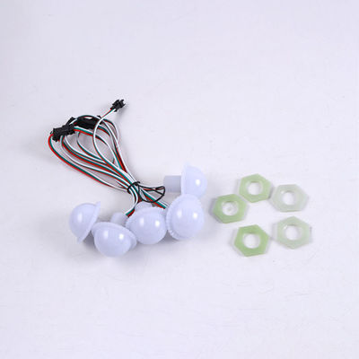 Amusement Programmable Carnival LED Light 45mm 1W DC12V RGB For Outdoor Decoration Lighting