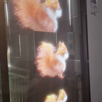 P8 wewnętrzny Smart Crystal Mesh Adhesive Ultra Thin Flexible Transparent Display Panel Module LED Film Pantalla Screen For