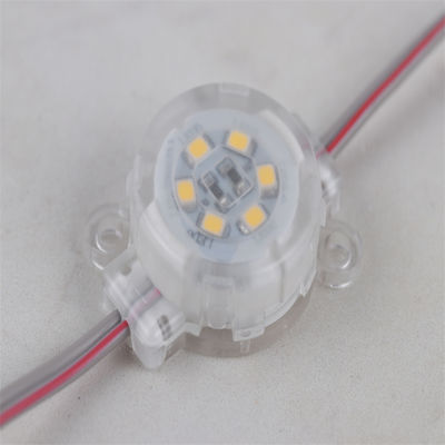 LED punkt światło Trwałe Dekoracje Wakacyjne Dom świetlny DC9V 0,75W 25mm Zewnętrzne wodoodporne LED punkt światło RGBW
