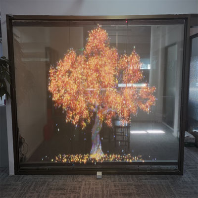 P20 DC5V Thin Film LED Display WE1314 RGB 16bit Video Transparent Glass LED Screen Wall For Retail Store