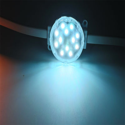 IP67 wodoodporny DC24V 50MM DMX LED RGB Pixel Lights Programmable Full Color Smart Point Light Outdoor
