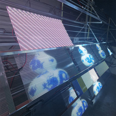 High Definition P6 LED Transparent Film Screen For Indoor Video Wall With Easy Installation And RGB DC5V
