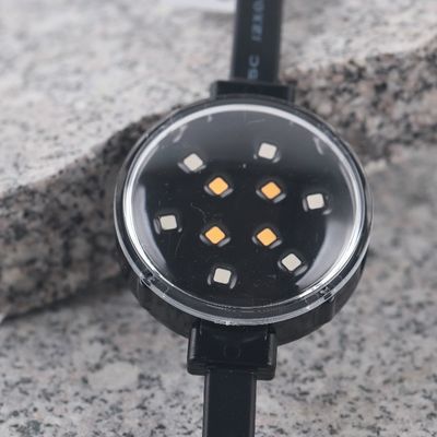 IP67 wodoodporny RGB 50mm SMD3535 DMX512 Smart Pixel LED Point Lights PC Body.