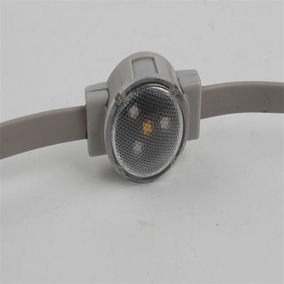 RGB SMD3535 Pełnokolorowy pixel LED 30mm 12V 1W okrągłe wodoodporne światełka bożonarodzeniowe LED z osłoną obiektywu