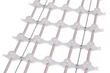 Ekran pixelów zewnętrznych o masce LED do reklamy P41.5 wodoodporny Elastyczny ekran zasłonowy LED Pixel ekran sieciowy