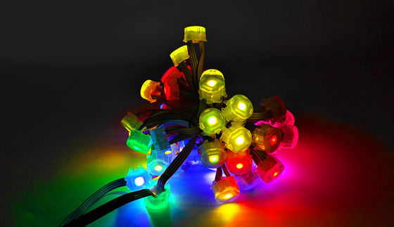 48 sztuk 20 mm Woda wodoodporna IP67 Led Pixel Light Z czerwonym/zielonym/niebieskim/żółtym/białym/ciepłym białym