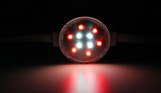 0.3W Epistar Chip 50mm RGB LED Point Light wodoodporny na zewnątrz IP67 z PC Body