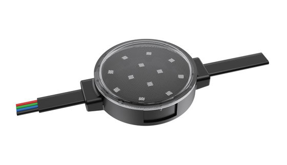 Jakość maszyny 0.3W 24V RGB 50mm IP67 wodoodporne światło piksela Dmx512 Led Point Light