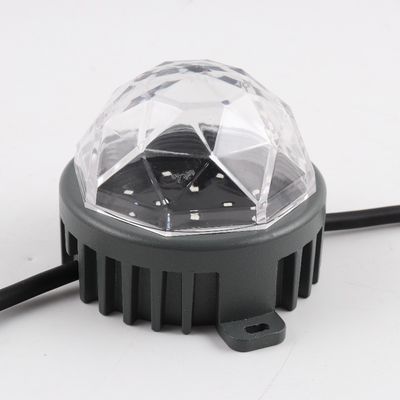 Dostosowywalne 100 mm IP67 wodoodporne DC24V 50MM DMX LED RGB Pixel Lights Programmable Outdoor led projekt led światła punktowe