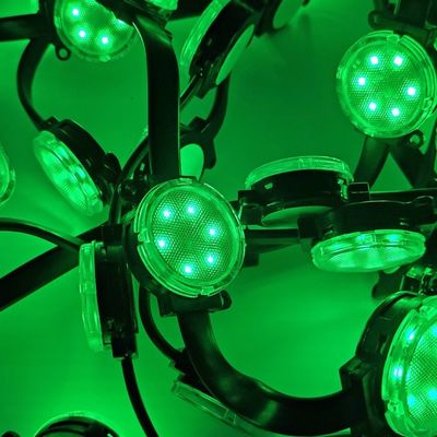 DMX512 Kontroler Kolorowe 40mm Pixel LED Point Light dla Tematycznego Dekoracji Budynku