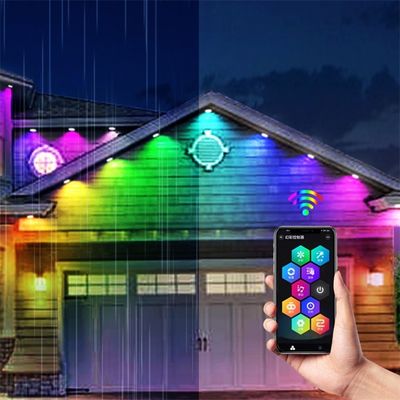 Światła LED o średnicy 25 mm do dekoracji świątecznych, IP67 RGB