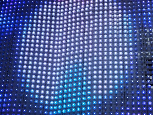 Stały wodoodporny ekran LED 20 mm LED Point Light LED Mesh do reklamy zewnętrznej
